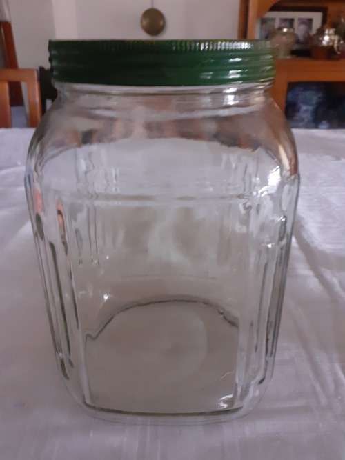 2  BEAUTIFUL BIG OLD SWEETS JARS for 1 bid