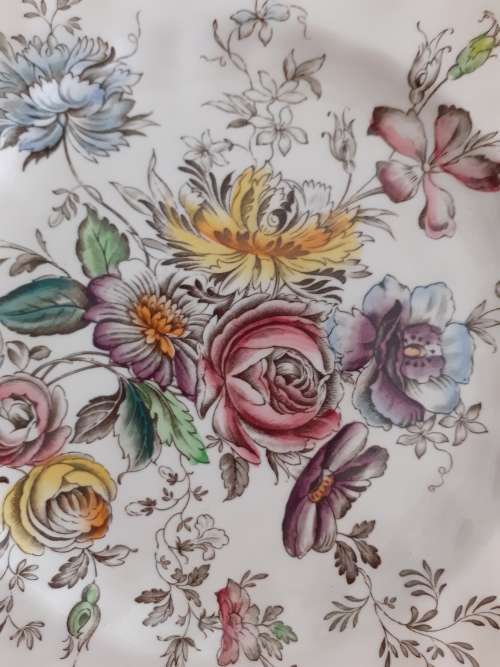 PERFECT SHERATON PATTERN DINNER PLATE 6 AVAILABLE BY JOHNSON BROS