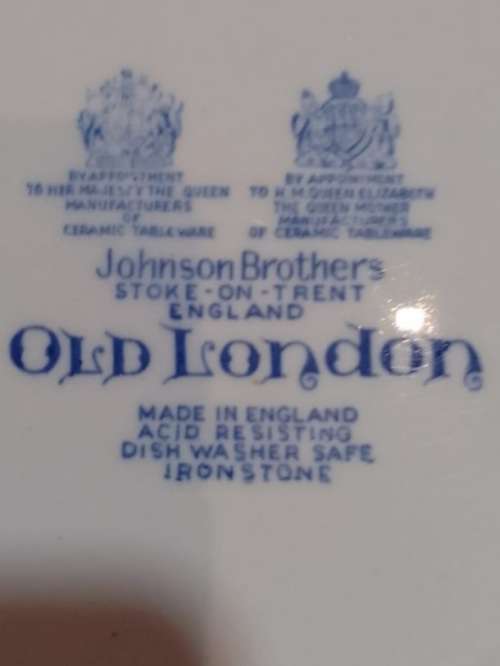 Perfect OLD LONDON BREAKFAST PLATE (6 available) Johnson Brothers