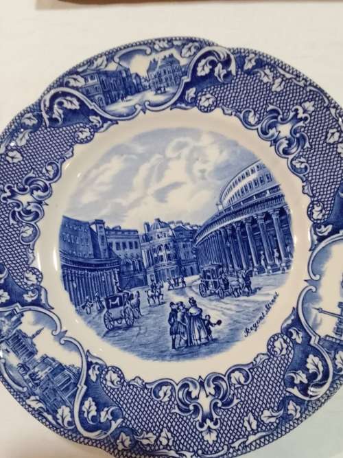 Perfect OLD LONDON BREAKFAST PLATE (6 available) Johnson Brothers