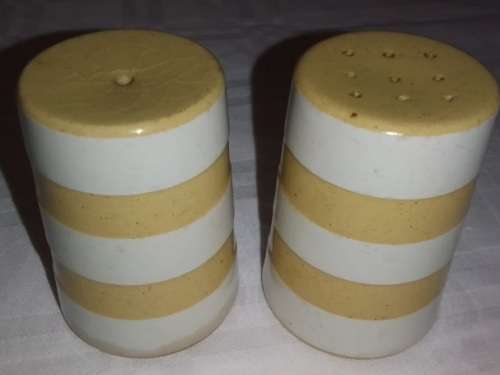 SALT AND PEPPER SET CORNISHWARE