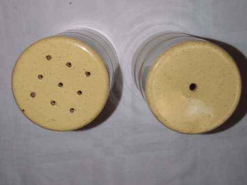 SALT AND PEPPER SET CORNISHWARE