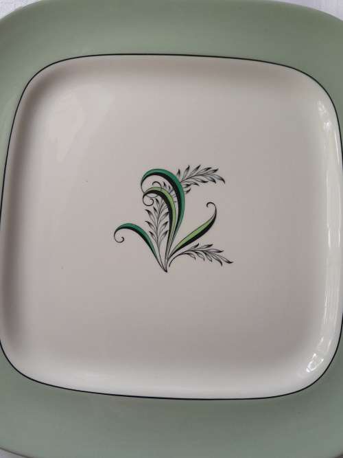 BEAUTIFUL COPELAND SPODE OLYMPUS 6 TEA TRIOS AND CAKE PLATTER