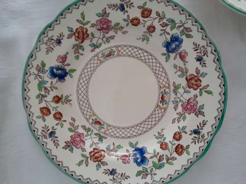PERFECT BEAUTIFUL SPODE AUDLEY ROYAL JASMINE TEA TRIO (3 available)