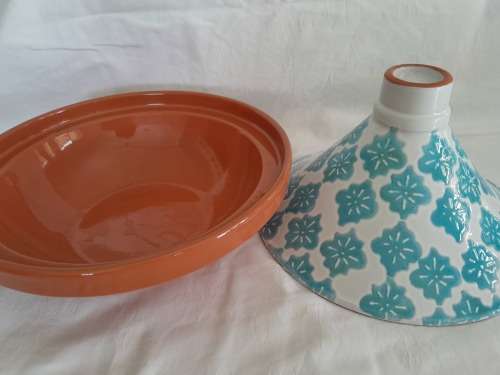 STUNNING CERAMIC TAGINE. NEW