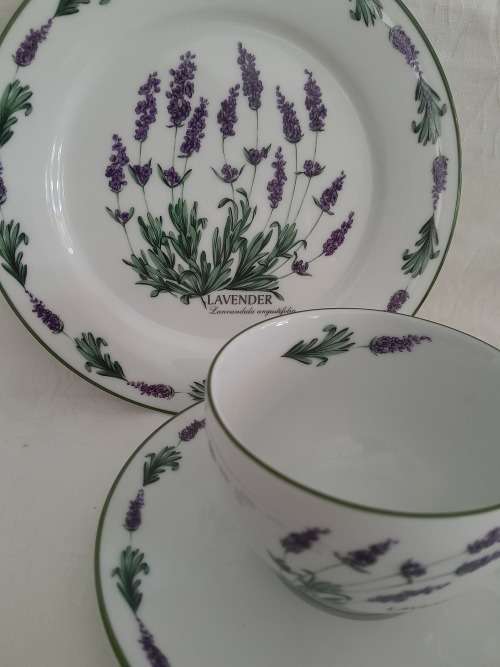 BEAUTIFUL NEW WIESENTHAL LAVENDER TEA TRIO