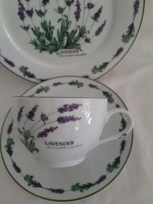 BEAUTIFUL NEW WIESENTHAL LAVENDER TEA TRIO