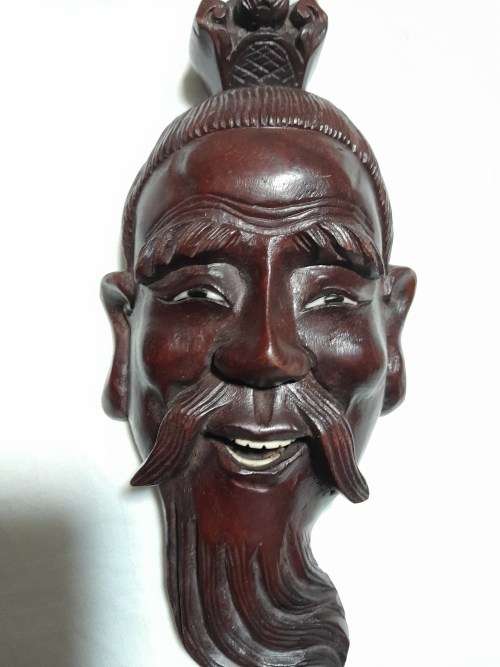 5 EASTERN ROSEWOOD MASKS/ PLAQUES