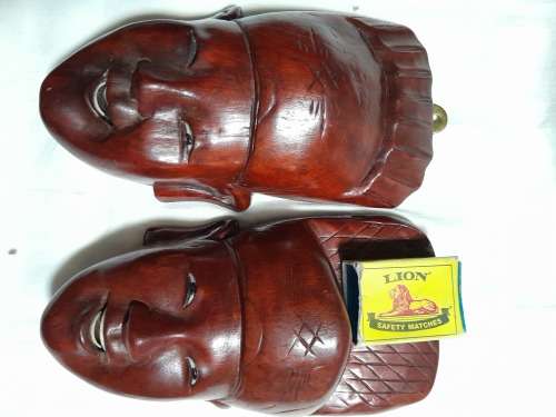 5 EASTERN ROSEWOOD MASKS/ PLAQUES