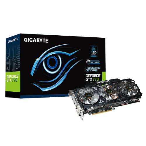 GIGABYTE graphics board Geforce GTX 770 4GB PCI-Express GV-N770OC-4GD P/O