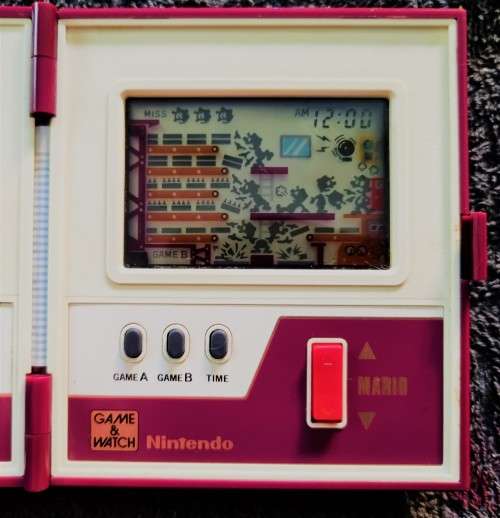 NINTENDO GAME AND WATCH HORIZONTAL MULTI SCREEN SERIES MARIO BROS (MW56)