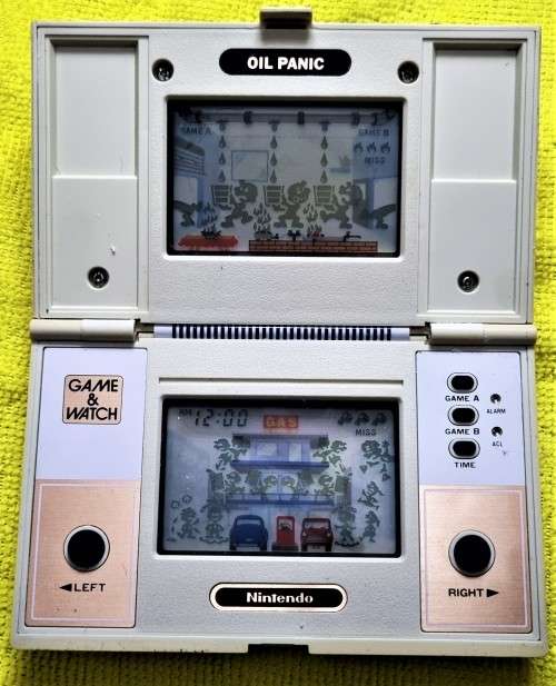 1982 NINTENDO GAME AND WATCH OIL PANIC MULTI SCREEN (OP51). GREAT CONDITION!!