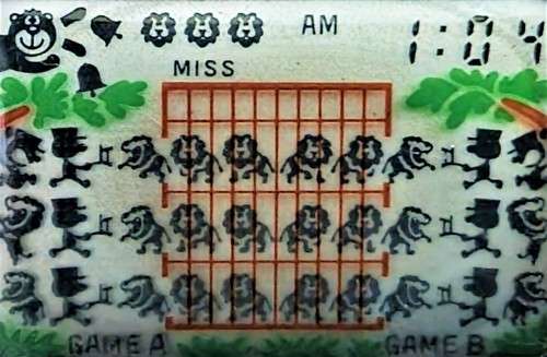 RARE!! NINTENDO GAME AND WATCH LION (LN-08) GOLD SERIES