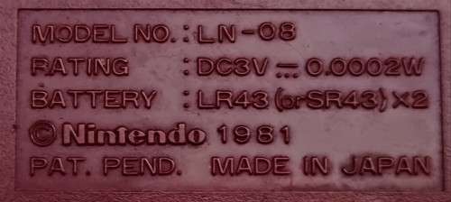 RARE!! NINTENDO GAME AND WATCH LION (LN-08) GOLD SERIES