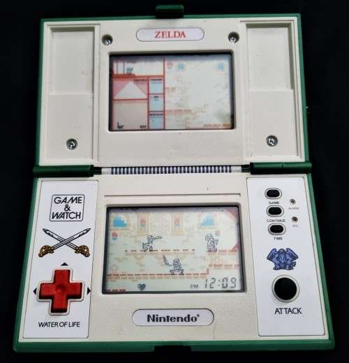 RARE!! 1989 NINTENDO GAME AND WATCH ZELDA (ZL65) IN MINT CONDITION,