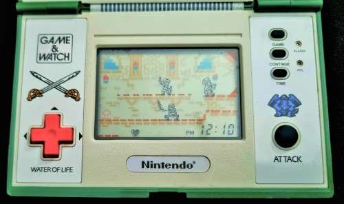 RARE!! 1989 NINTENDO GAME AND WATCH ZELDA (ZL65) IN MINT CONDITION,