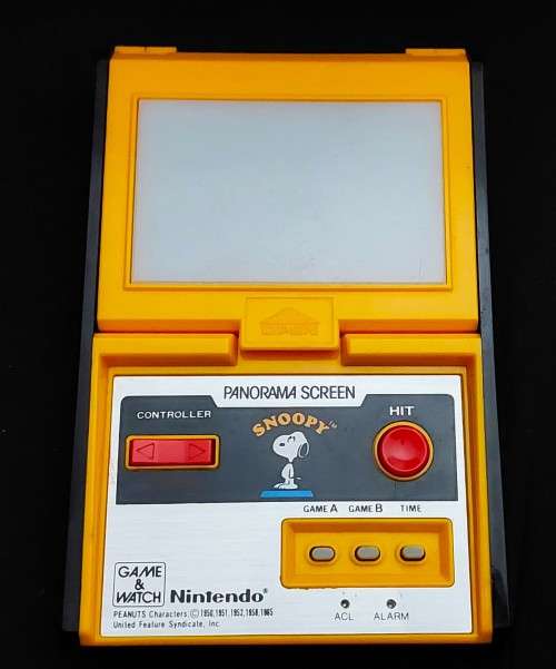 NINTENDO GAME AND WATCH PANORAMA SCREEN SNOOPY (SM91)