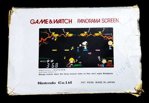 NINTENDO GAME AND WATCH PANORAMA SCREEN SNOOPY (SM91)