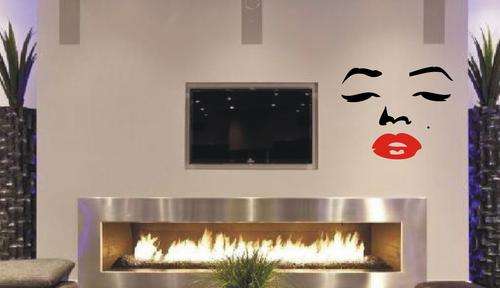 Vinyl decal Marilyn Face