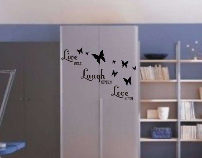 Vinyl decal live love laugh2
