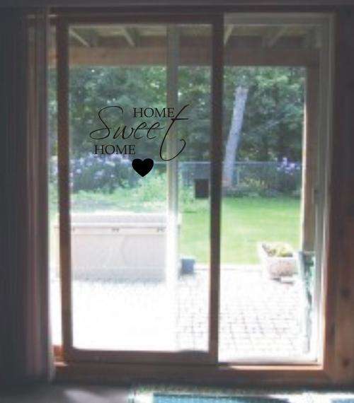 Vinyl decal Home sweet home