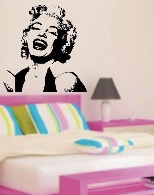 Vinyl Decal Marilyn Face2