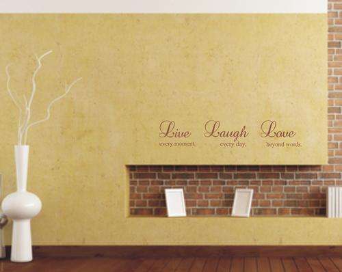 Vinyl Decal/sticker Live Love Laugh
