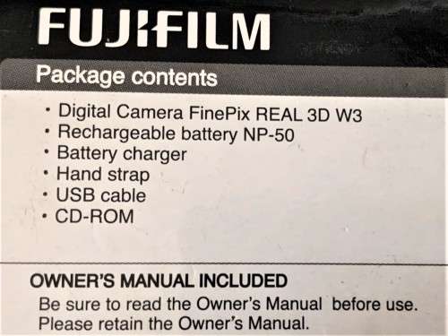 Fujifilm FinePix Real 3D W3 Digital Camera with 3.5-Inch LCD