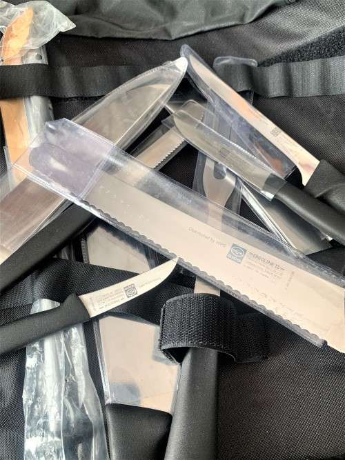 Sico Ergoline II professional Knife set of 10.