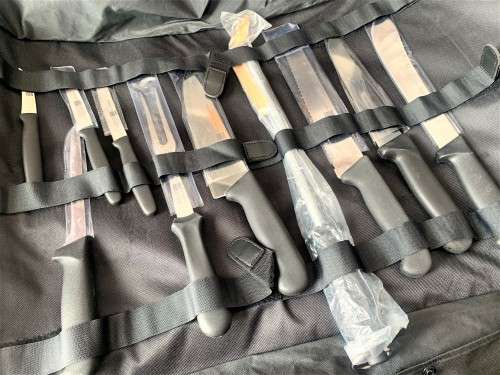 Sico Ergoline II professional Knife set of 10.