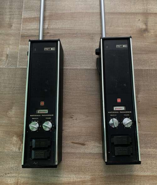 National Panasonic RJ-28 27MHZ band 100mW x 2