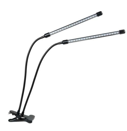 Two head LED Grow Light for Plants with timer.