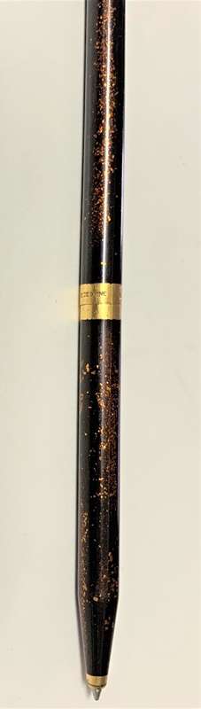 S.T. Dupont Paris Laque de chine brown gold dust ballpoint pen