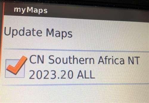 Garmin Nuvi 65 with free lifetime map updates.