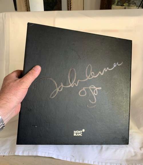 Montblanc John Lennon Special Edition Ballpoint Pen with CD and Vinyl Record in special box.