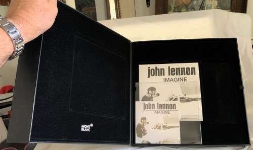 Montblanc John Lennon Special Edition Ballpoint Pen with CD and Vinyl Record in special box.