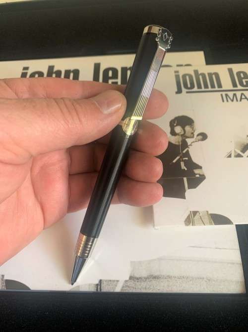 Montblanc John Lennon Special Edition Ballpoint Pen with CD and Vinyl Record in special box.