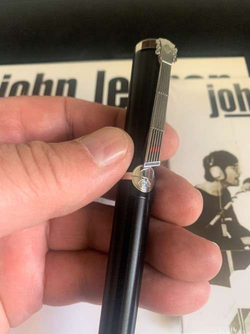 Montblanc John Lennon Special Edition Ballpoint Pen with CD and Vinyl Record in special box.