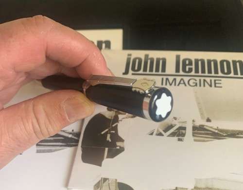Montblanc John Lennon Special Edition Ballpoint Pen with CD and Vinyl Record in special box.