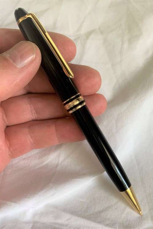 MontBlanc Meisterstück Gold-Coated Classique Mechanical Pencil, 0.7 mm