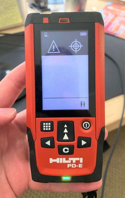 Hilti PD-E Laser 200m Range Meter, great condition retails for R9300