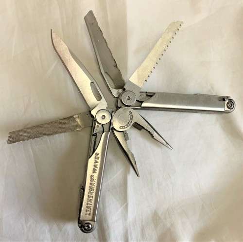 Leatherman Wave Multitool Knife.
