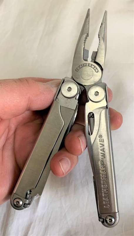 Leatherman Wave Multitool Knife.