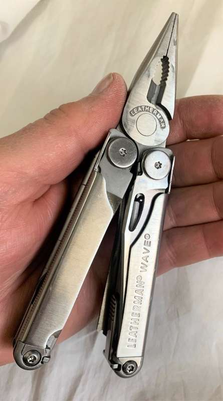 Leatherman Wave Multitool Knife.
