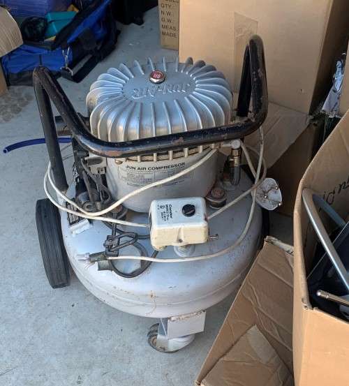 The Rolls Royce of Silent Air Compressors, Jun-Air Model 3 DK-9400 from Denmark.