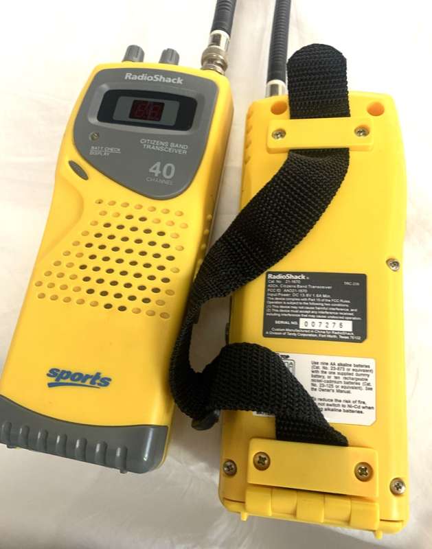 Radio Shack 40 Channel CB radios Sports Walkie Talkie, spotless.