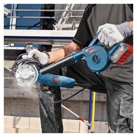 Bosch Cordless Blower GBL 18V-120, Battery and charger are included.