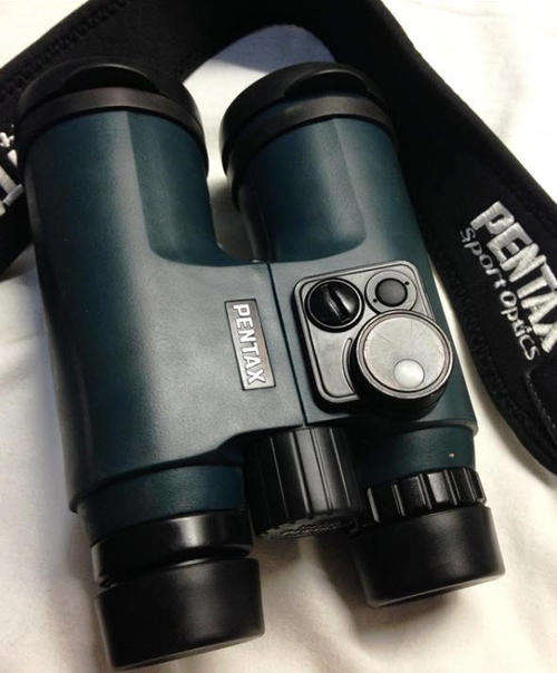 Pentax 7x50mm Marine Binoculars with Built-In LED Illuminated Compass, photos are of the one