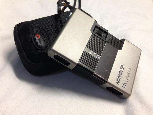 Minolta Binoculars UC 8 x 18  Ultra Compact, all photos are of the one for sale, new over R1200