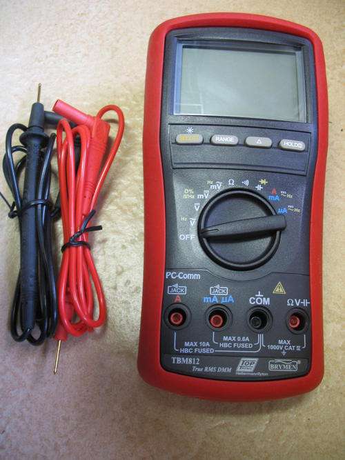 Top Tronic Digital Multimeter Type TBM812 in leather holder, new over R2100.00